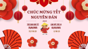 THÔNG BÁO  LỊCH NGHỈ TẾT NGUYÊN ĐÁN NĂM 2025