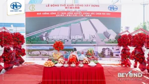 LỄ ĐỘNG THỔ KHỞI CÔNG XÂY DỰNG NHÀ XƯỞNG CÔNG TY TNHH CÔNG NGHIỆP CHÍNH XÁC CHEN KAI GD 2